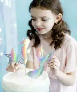 Alternative view of PartyDeco Cake toppers Zeemeermin pk/3