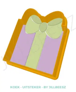Uitsteker + Stencil Set Kado met Strik