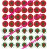 Eetbare cupcakeprint marokkaanse vlag + logo voor sweets (rondjes 2,5 cm doorsnede) bij cake, bake & love 3
