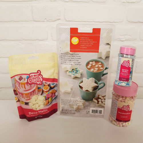 Snowflake hot chocolate bombs pakket bij cake, bake & love 5