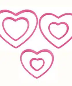 Wilton Nesting Heart Cutter set/6