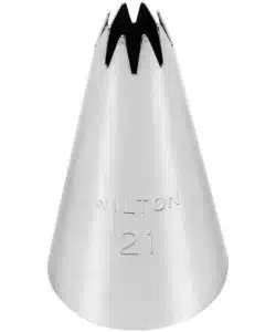 Wilton decorating tip #021 open star carded bij cake, bake & love 7