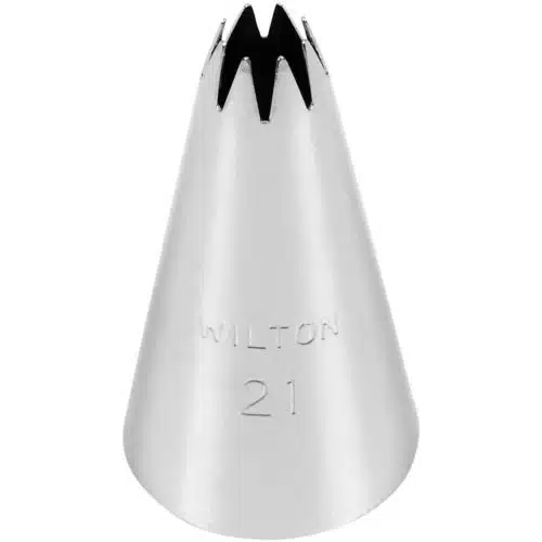 Wilton decorating tip #021 open star carded - afbeelding 2