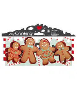 ScrapCooking Gingerbread Family uitsteker set 4