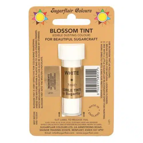 Sugarflair dusting colour white, 7ml
