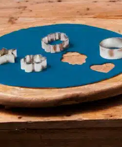Funcakes ready rolled fondant disc denim blue bij cake, bake & love 10
