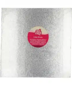 FunCakes Cake Board Vierkant 33 x 33 cm - Zilver