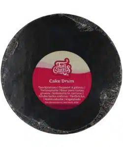 FunCakes Cake Drum Rond Ø20 cm - Zwart