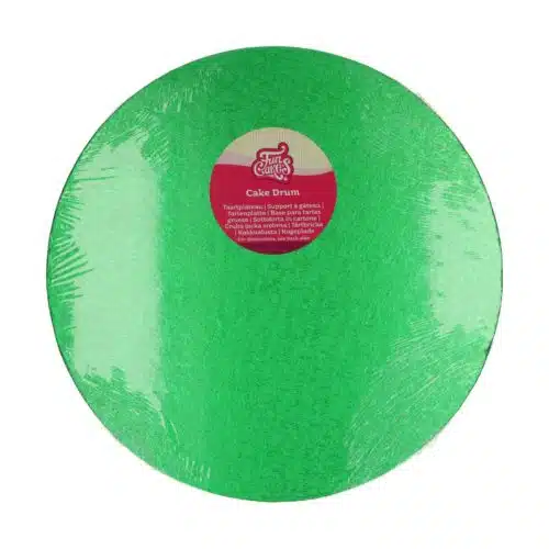 Funcakes cake drum rond ø35,5 cm - groen