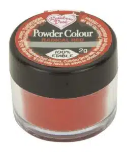 Rd powder colour red - radical red bij cake, bake & love 11 Rd powder colour red - radical red bij cake, bake & love 10