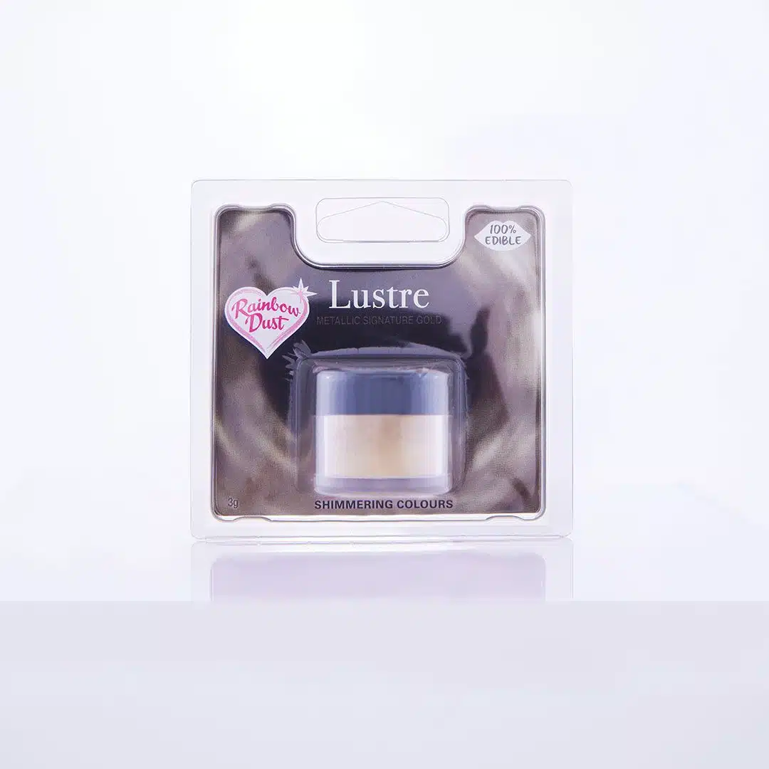 Rd edible lustre - signature goud bij cake, bake & love 5 Rd edible lustre - signature goud