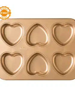 Alternative view of Decora Goldline Heartshape Cakepan