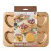 Decora goldline heartshape cakepan bij cake, bake & love 1
