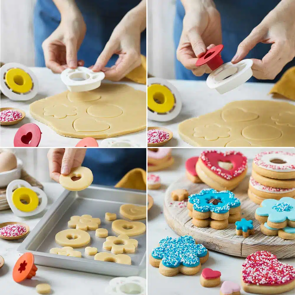 Valentijn gevulde koekjes pakket bij cake, bake & love 6 Valentijn gevulde koekjes pakket - afbeelding 2