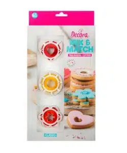 Decora Filled Cookies Cutter set of 6