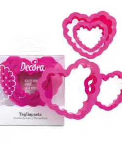 Decora Scallop Hearts Cutter set 4