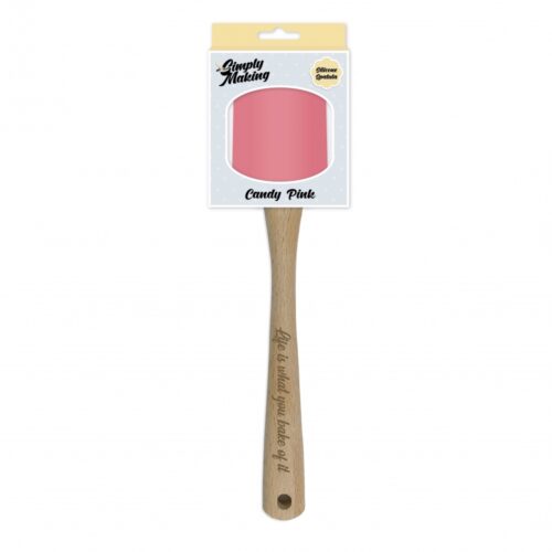 Simply making - life is what you bake of it (pink) spatula bij cake, bake & love 5