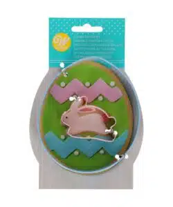 Wilton Koekjes Uitsteker Ei met Konijn Set/2