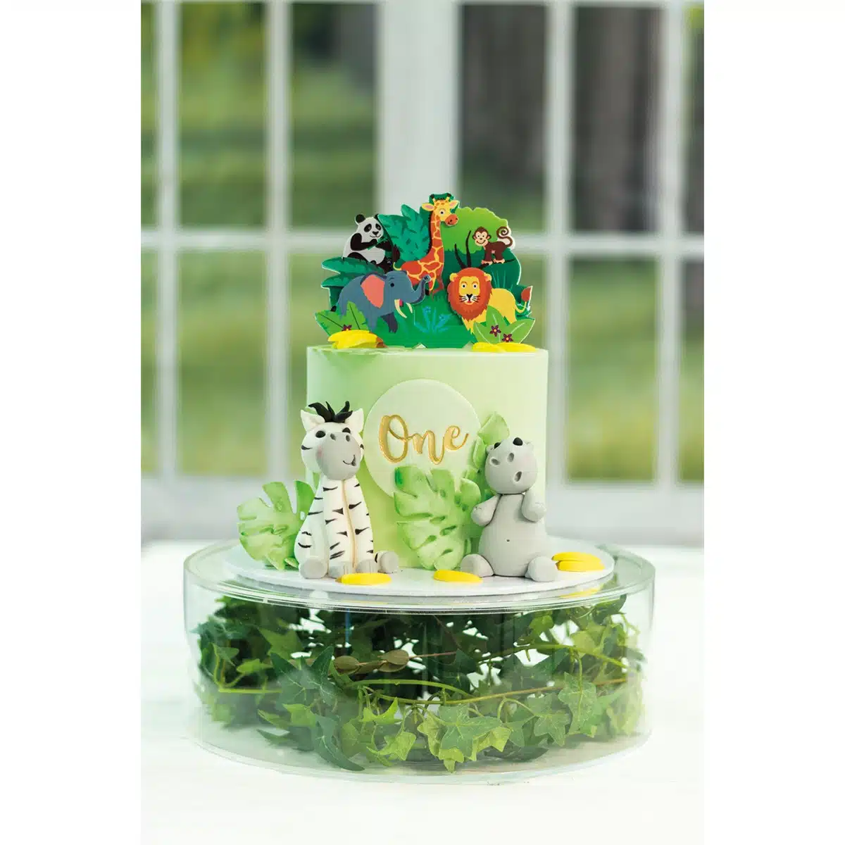 Culpitt jungle friends happy birthday topper bij cake, bake & love 6 Culpitt jungle friends happy birthday topper - afbeelding 2
