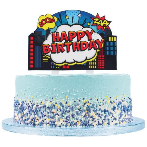 Culpitt superhero happy birthday topper bij cake, bake & love 7