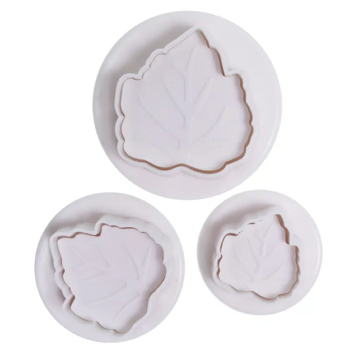 Cake star plunger cutters - leaf bij cake, bake & love 5 Cake star plunger cutters - leaf