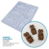 Chocolade mal konijntjes bij cake, bake & love 1