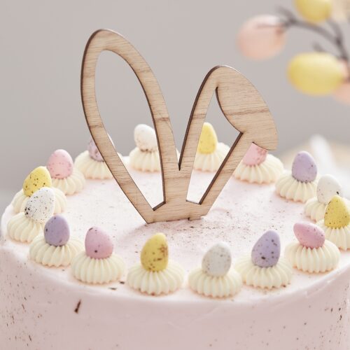Ginger ray caketopper wooden bunny ears bij cake, bake & love 5