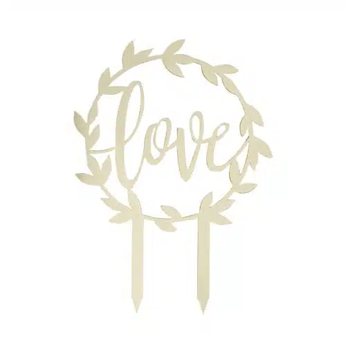 Ginger ray caketopper gold love - afbeelding 2