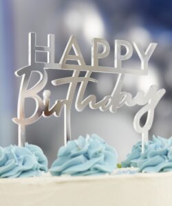 Ginger ray caketopper happy birthday silver bij cake, bake & love 13