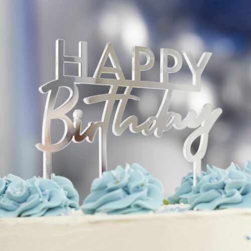 Ginger ray caketopper happy birthday silver bij cake, bake & love 9