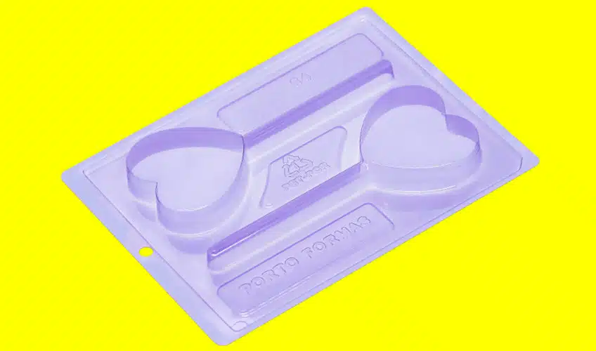 Chocolade mal hart lollies bij cake, bake & love 6 Chocolade mal hart lollies - afbeelding 2