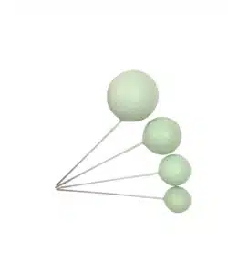 Cake Bubbles Pastel Green set 4