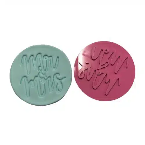 Impressie stempel mr & mrs