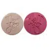 Impressie stempel i love you bij cake, bake & love 1