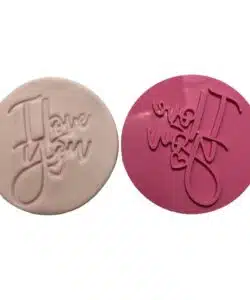 Impressie stempel I Love You