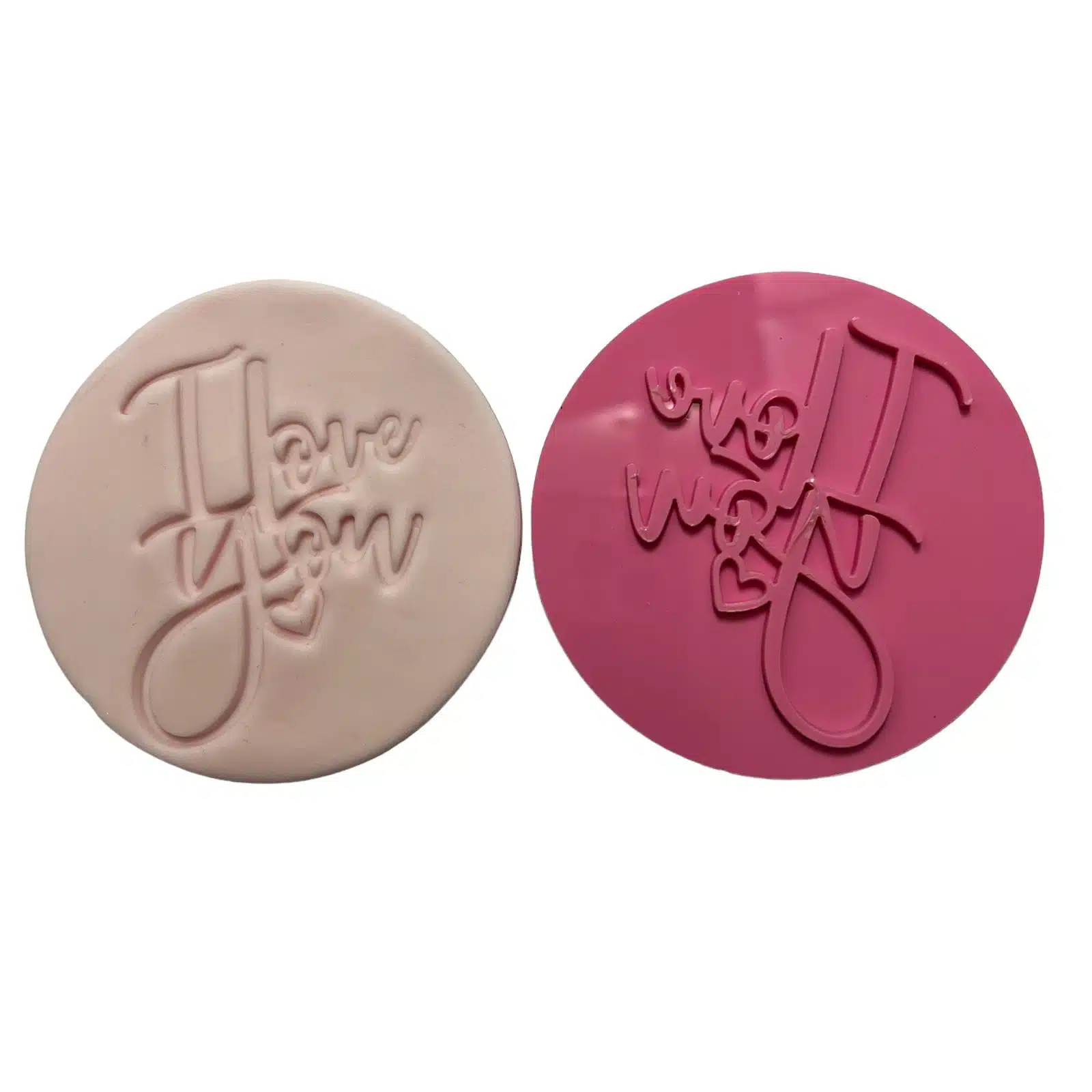 Impressie stempel i love you bij cake, bake & love 5 Impressie stempel i love you