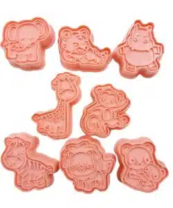 Jungle Dieren uitsteker set 8