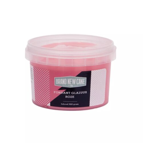 Brandnewcake fondant glazuur roze 300g bij cake, bake & love 5