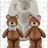 Fpc mould teddy bij cake, bake & love 4 Fpc mould teddy bij cake, bake & love 3