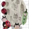 Fpc mould peapod baby & ladybirds bij cake, bake & love 3