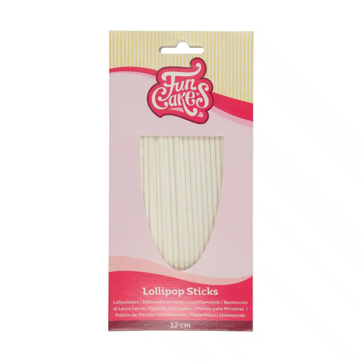 Funcakes lollipop sticks 12 cm pk/50 bij cake, bake & love 5 Funcakes lollipop sticks 12 cm pk/50