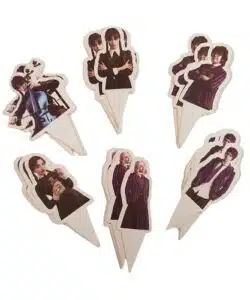 Wednesday cupcake prikkers 24 stuks