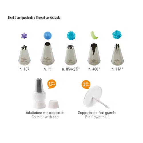 Decora kit tip green set 7 - afbeelding 2