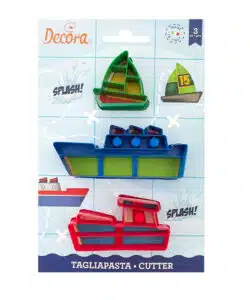Decora Uitsteker Set Vaartuigen 3 stuks