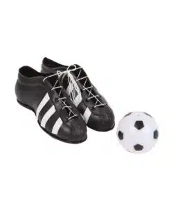 Plastic Decoratieset Voetbalschoenen met Bal