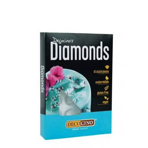 Edible diamonds isomalt 16 stuks