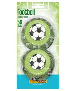 Baking Cups Voetbal pk/50