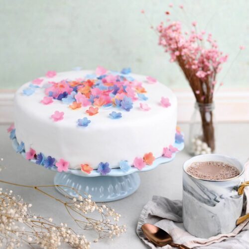Mini ouwel bloemen ca 40 stuks bij cake, bake & love 7