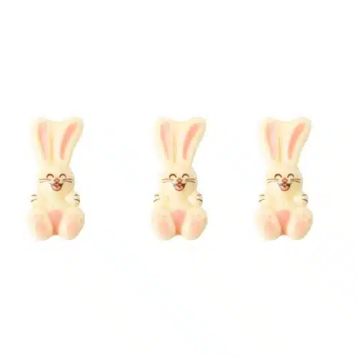 Chocolade witte paaskonijntjes 10 stuks