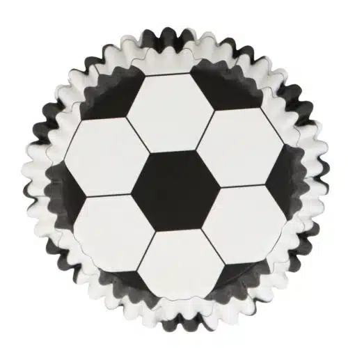 Pme foil lined baking cups football pk/30